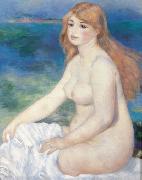 Pierre-Auguste Renoir La baigneuse blonde Spain oil painting artist